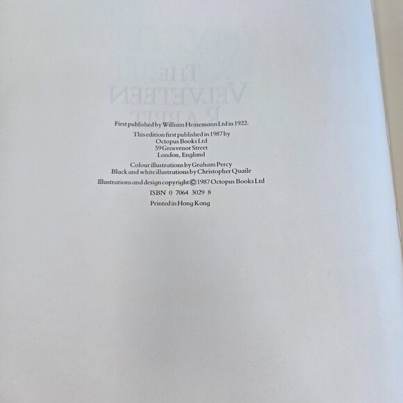 3/$45💕 Vintage 1980s The Velveteen Rabbit Hardcover – Classic - Picture 3 of 6